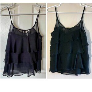 LC by Lauren Conrad black camisole blouse